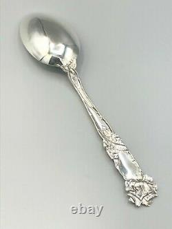 Bridal Rose by Alvin Sterling Silver table Serving Spoon 8 3/8, mono B