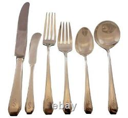 Cascade by Towle Sterling Silver Flatware Set for 12 Service 80 pcs S Monogram