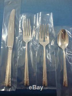 Chapel Bells by Alvin Sterling Silver Flatware Set For 8 Service 32 Pieces
