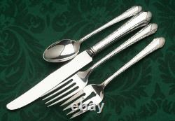 Chased Romantique by Alvin Sterling Silver 4 piece Place Setting French Knife