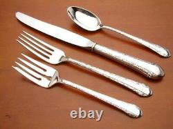 Chased Romantique by Alvin Sterling Silver 4 piece Place Setting Modern Knife