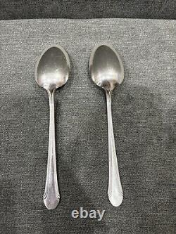 Chased Romantique by Alvin Sterling Silver Flatware, 27 Pieces 6 Place Settings