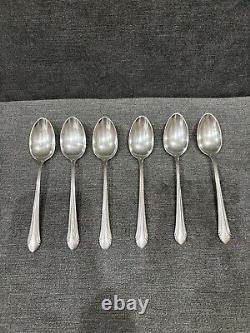 Chased Romantique by Alvin Sterling Silver Flatware, 27 Pieces 6 Place Settings