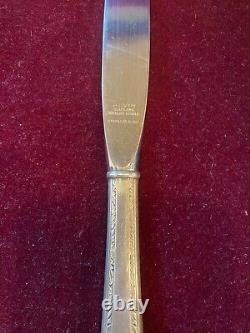 Chased Romantique by Alvin Sterling Silver Flatware, 38 pieces, no monograms