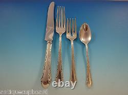 Chased Romantique by Alvin Sterling Silver Flatware Set Service 51 Pieces Dinner
