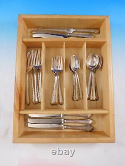 Chased Romantique by Alvin Sterling Silver Flatware Set for 6 Service 30 pcs