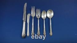 Chased Romantique by Alvin Sterling Silver Flatware Set for 8 Service 49 Pieces