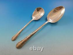 Chased Romantique by Alvin Sterling Silver Flatware Set for 8 Service 55 pcs