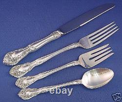 Chateau Rose-alvin Sterling 4 Piece Dinner Place Setting(s)-french Blade