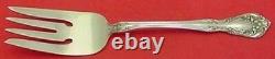 Chateau Rose by Alvin Sterling Silver Cold Meat Fork 7 3/8 Serving Silverware