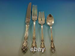 Chateau Rose by Alvin Sterling Silver Dinner Size Place Setting(s) 4pc Vintage