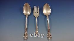 Chateau Rose by Alvin Sterling Silver Flatware Set For 12 Service 101 Pieces