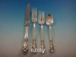 Chateau Rose by Alvin Sterling Silver Flatware Set For 8 Service 48 Pieces