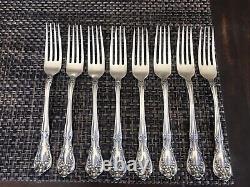 Chateau Rose by Alvin Sterling Silver Flatware Set For 8 Service 48 Pieces