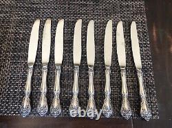 Chateau Rose by Alvin Sterling Silver Flatware Set For 8 Service 48 Pieces