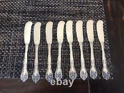 Chateau Rose by Alvin Sterling Silver Flatware Set For 8 Service 48 Pieces