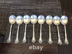 Chateau Rose by Alvin Sterling Silver Flatware Set For 8 Service 48 Pieces