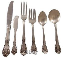 Chateau Rose by Alvin Sterling Silver Flatware Set For 8 Service 53 Pieces