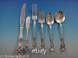 Chateau Rose by Alvin Sterling Silver Flatware Set For 8 Service 53 Pieces