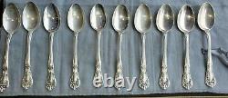 Chateau Rose by Alvin Sterling Silver Flatware Set Service Dinner Size 52 Pieces