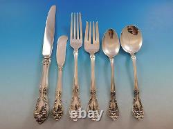 Chateau Rose by Alvin Sterling Silver Flatware Set for 18 Service 121 Pieces