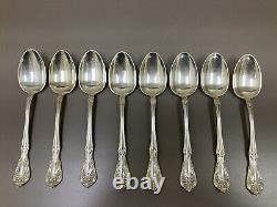 Chateau Rose by Alvin Sterling Silver Flatware Set for 8 Dinner Service 72 Pcs