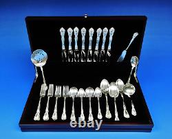 Chateau Rose by Alvin Sterling Silver Flatware Set for 8 Service 47 pieces