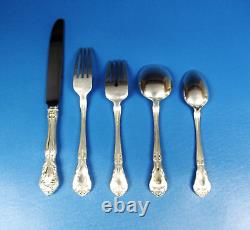 Chateau Rose by Alvin Sterling Silver Flatware Set for 8 Service 47 pieces