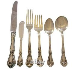 Chateau Rose by Alvin Sterling Silver Flatware Set for 8 Service 60 Pieces