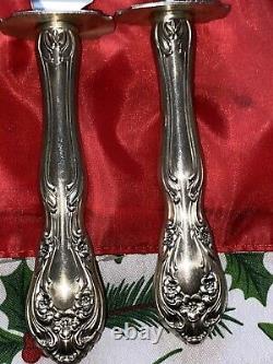 Chateau Rose by Alvin Sterling Silver Large Roast Carving Set with Fork Stand