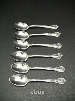 Chateau Rose by Alvin Sterling Silver Oval Place Soup Spoons 6 5/8 / Set of 6