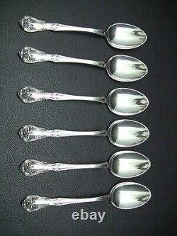 Chateau Rose by Alvin Sterling Silver Oval Place Soup Spoons 6 5/8 / Set of 6