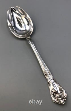 Chateau Rose by Alvin Sterling Silver Pierced Serving Spoon 8 3/8