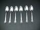 Chateau Rose By Alvin Sterling Silver Teaspoons 6 / Set Of 6