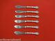 Chateau Rose By Alvin Sterling Silver Trout Knife Set 6pc Hhws Custom Made