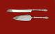 Chateau Rose By Alvin Sterling Silver Wedding Cake Set Server 2pc Custom Made Hh