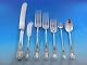 Chippendale Old By Alvin Sterling Silver Flatware Set For 6 Service 46 Pc Dinner