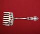 Chippendale Old By Alvin Sterling Silver Sardine Fork 7-tine Pierced 5 1/4