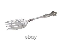 Cold Meat Fork Viking by Alvin Sterling Silver Flatware 7 1/8 Long 44 grams