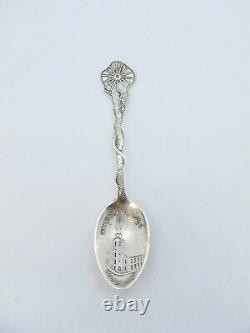 Collectible Alvin Sterling Silver Boston Massachusetts Souvenir Spoon (#1363)