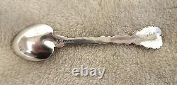 Daisy by Alvin 4 Sterling souvenir demitasse spoon Jamestown'94