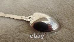 Daisy by Alvin 4 Sterling souvenir demitasse spoon Jamestown'94