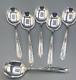 Della Robia By Alvin Sterling Silver Set Of 6 Cream / Round Soup Spoons 6.25