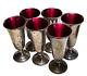 Estate Alvin Sterling S247 Cordial Cup / Shot Glass Set Of 6-no Monos-free Ship