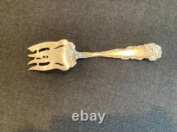Early Sterling Silver Alvin 9 1/8 In. Art Nouveau Raphael Cold Meat Fork C. 1902