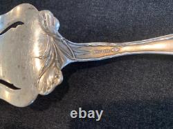 Early Sterling Silver Alvin 9 1/8 In. Art Nouveau Raphael Cold Meat Fork C. 1902