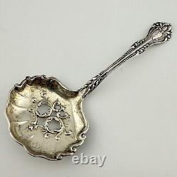 Edward VII Knight Alvin Vintage 925 Sterling Silver Serving Spoon 4 3/8'' 10.8g