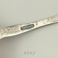 Edward VII Knight Alvin Vintage 925 Sterling Silver Serving Spoon 4 3/8'' 10.8g