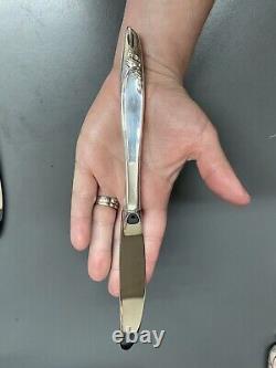 Eternal Rose by Alvin 1963's pattern 8 knives Sterling silver