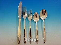 Eternal Rose by Alvin Sterling Silver Flatware Set for 12 Service 64 Pieces